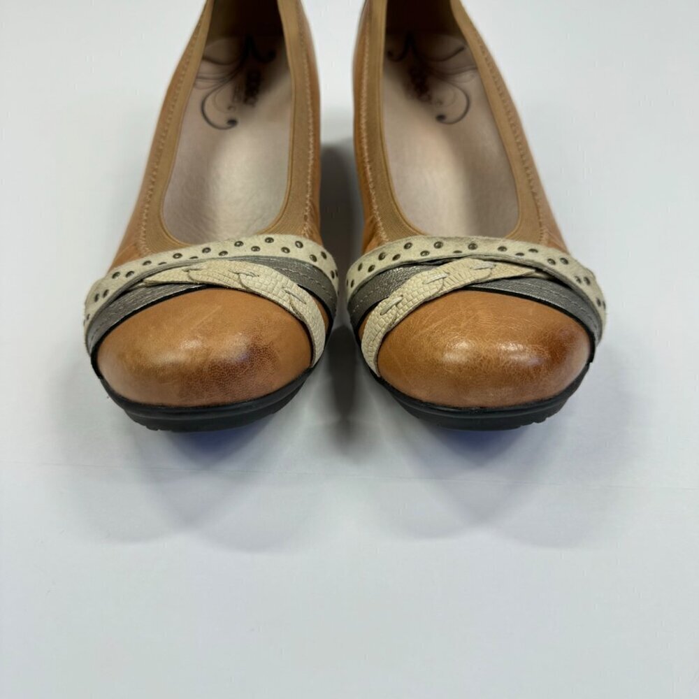 Abeo B.I.O Women’s Shoes Nellie Orthopedic Slip Ons Tan Size 7N Comfort - Picture 2 of 10